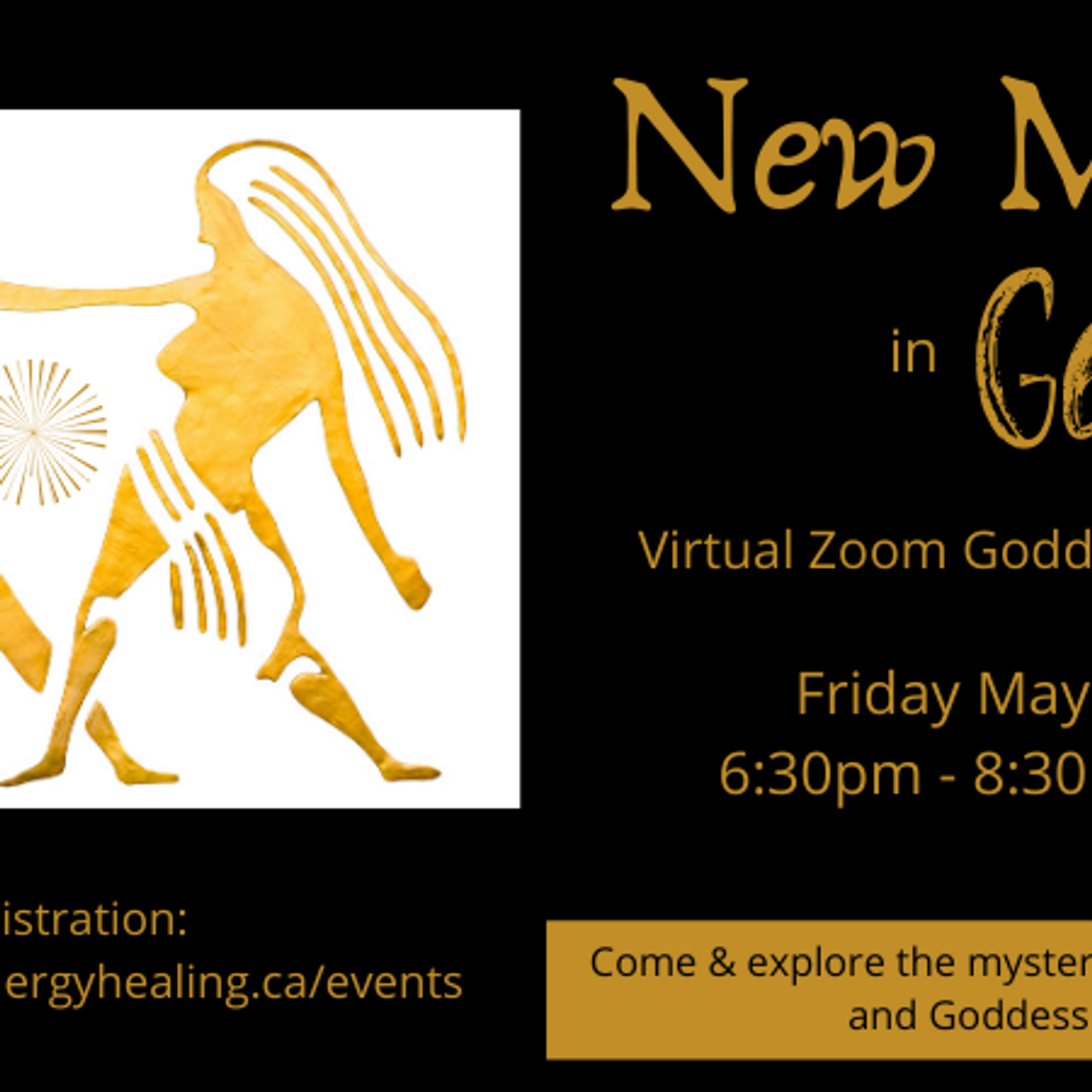 New Moon in Gemini - A Virtual Goddess Gathering exploring the dark moon mysteries
