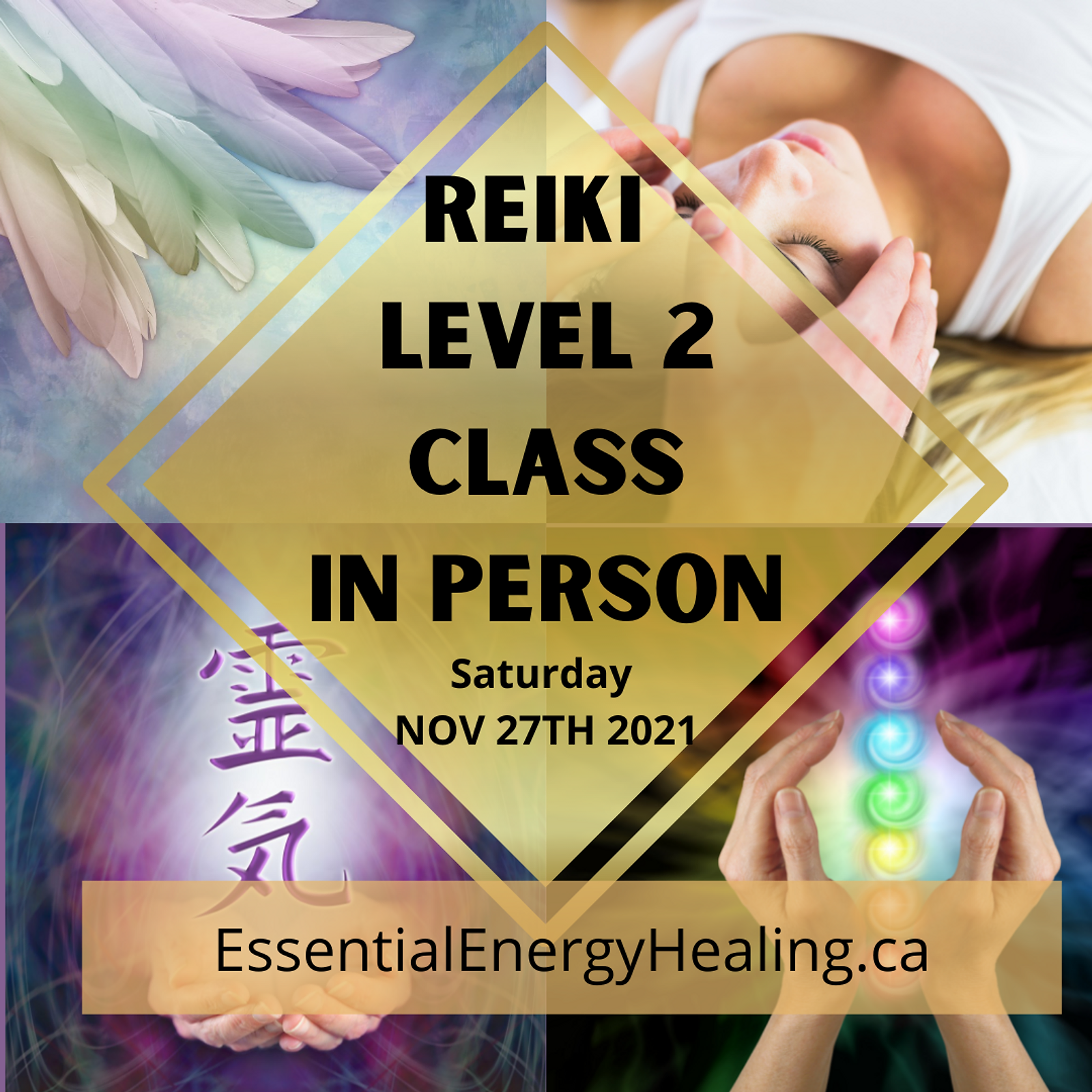 IN PERSON USUI REIKI LEVEL 2 CLASSES - NOVEMBER 27TH, 2020