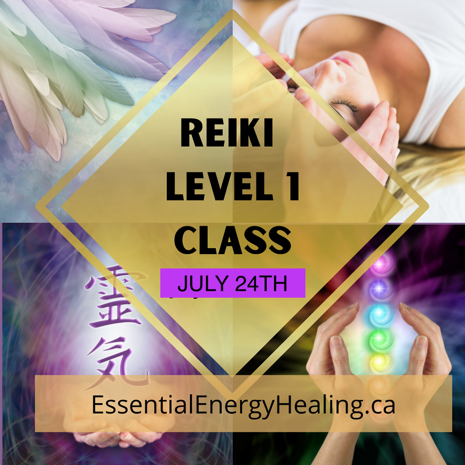USUI REIKI LEVEL 1 CLASS- Saturday July 24th, 2021 - IN PERSON